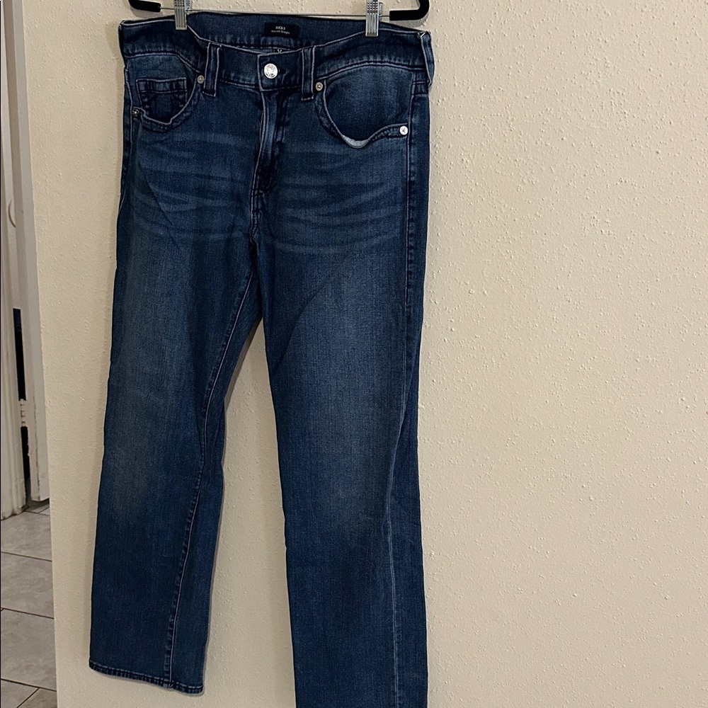 True Religion Ricky Relaxed Straight Jeans - Deep Indigo